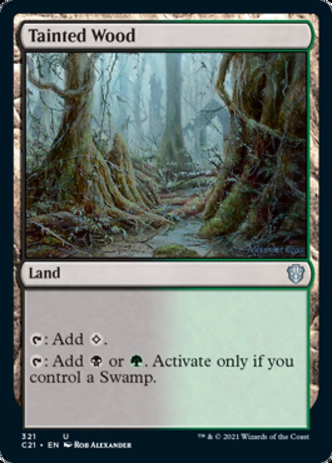 Tainted Wood [Commander 2021] - Magic: The Gathering - Card Brawlers | Quebec | Canada |