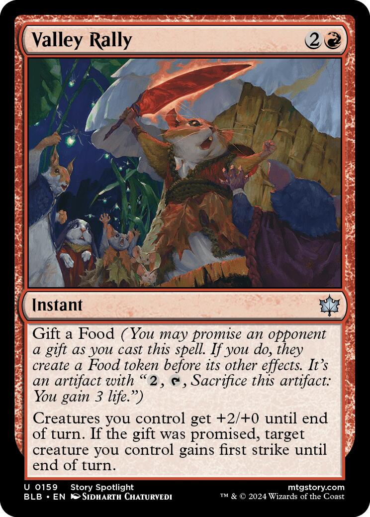 Valley Rally [Bloomburrow] - Magic: The Gathering - Card Brawlers | Quebec | Canada |