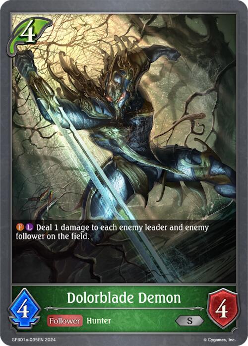 Dolorblade Demon (GFB01a-035EN) [Gloryfinder Bundle 01: Guide to Glory] - Bushiroad - Card Brawlers | Quebec | Canada |
