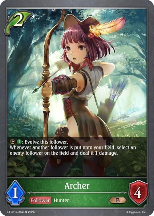 Archer (GFB01a-054EN) [Gloryfinder Bundle 01: Guide to Glory] - Bushiroad - Card Brawlers | Quebec | Canada |