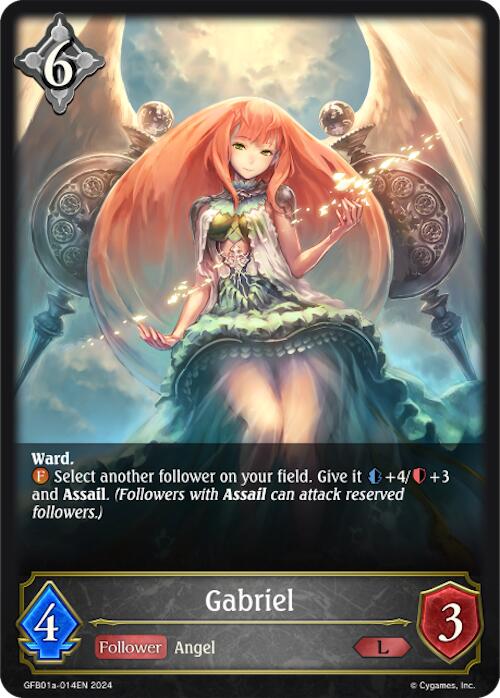 Gabriel (GFB01a-014EN) [Gloryfinder Bundle 01: Guide to Glory] - Bushiroad - Card Brawlers | Quebec | Canada |