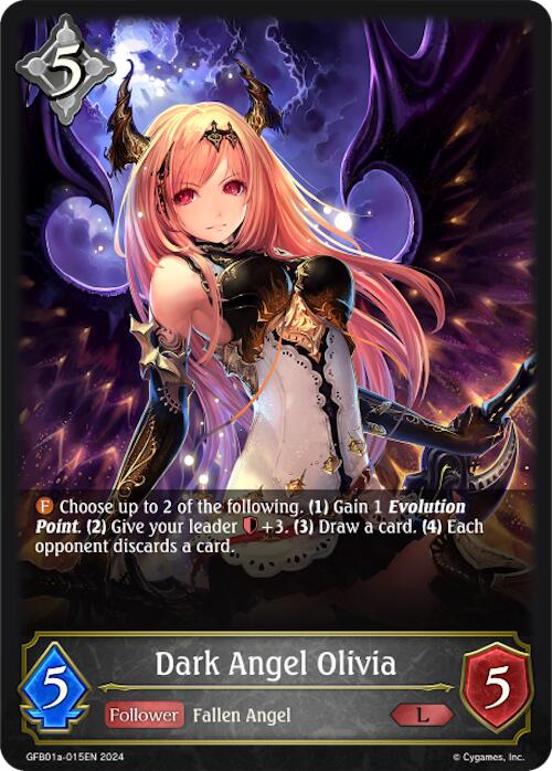 Dark Angel Olivia (GFB01a-015EN) [Gloryfinder Bundle 01: Guide to Glory] - Bushiroad - Card Brawlers | Quebec | Canada |