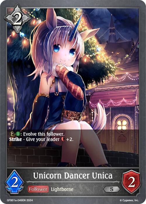 Unicorn Dancer Unica (GFB01a-049EN) [Gloryfinder Bundle 01: Guide to Glory] - Bushiroad - Card Brawlers | Quebec | Canada |