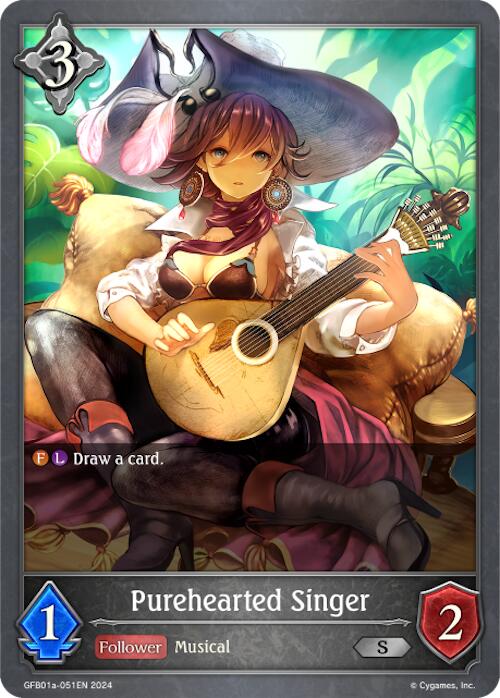 Purehearted Singer (GFB01a-051EN) [Gloryfinder Bundle 01: Guide to Glory] - Bushiroad - Card Brawlers | Quebec | Canada |