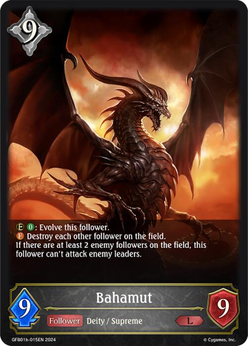 Bahamut (GFB01b-015EN) [Gloryfinder Bundle 01: Guide to Glory] - Bushiroad - Card Brawlers | Quebec | Canada |