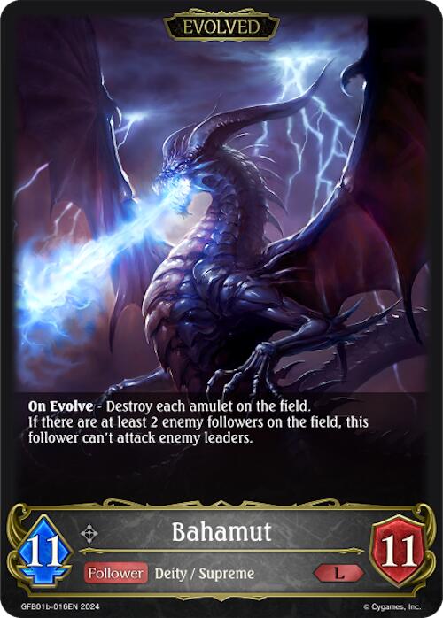 Bahamut (Evolved) (GFB01b-016EN) [Gloryfinder Bundle 01: Guide to Glory] - Bushiroad - Card Brawlers | Quebec | Canada |