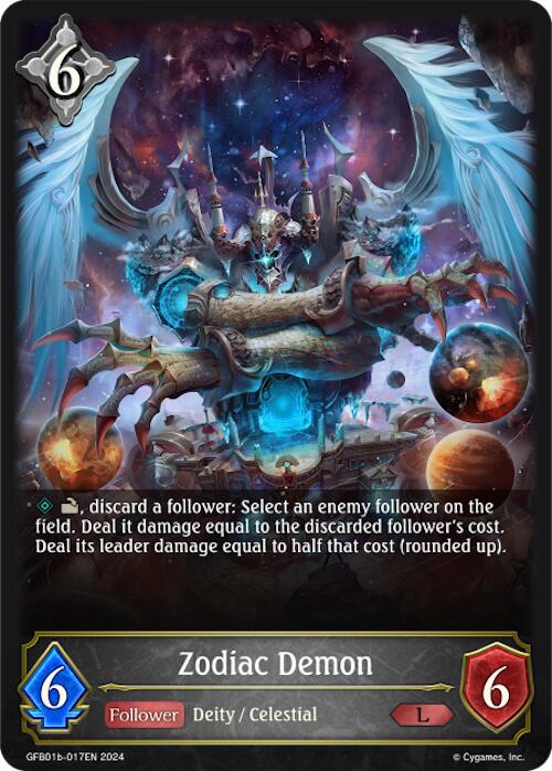 Zodiac Demon (GFB01b-017EN) [Gloryfinder Bundle 01: Guide to Glory] - Bushiroad - Card Brawlers | Quebec | Canada |