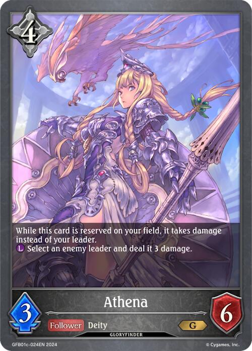 Athena (GFB01c-024EN) [Gloryfinder Bundle 01: Guide to Glory] - Bushiroad - Card Brawlers | Quebec | Canada |