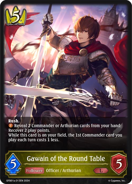 Gawain of the Round Table (GFB01a-013EN) [Gloryfinder Bundle 01: Guide to Glory] - Bushiroad - Card Brawlers | Quebec | Canada |
