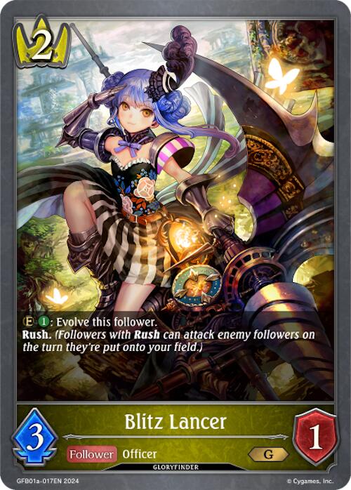 Blitz Lancer (GFB01a-017EN) [Gloryfinder Bundle 01: Guide to Glory] - Bushiroad - Card Brawlers | Quebec | Canada |