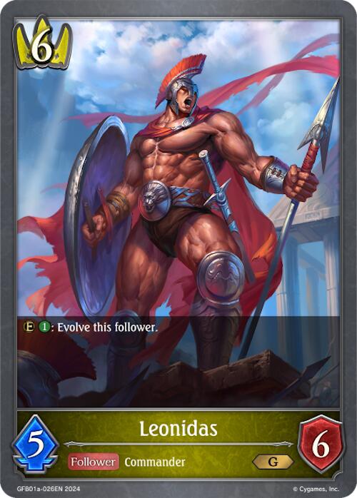 Leonidas (GFB01a-026EN) [Gloryfinder Bundle 01: Guide to Glory] - Bushiroad - Card Brawlers | Quebec | Canada |
