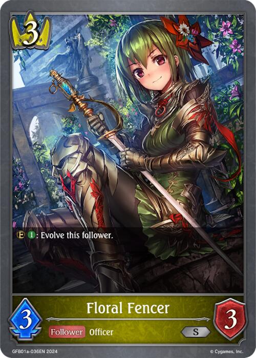 Floral Fencer (GFB01a-036EN) [Gloryfinder Bundle 01: Guide to Glory] - Bushiroad - Card Brawlers | Quebec | Canada |