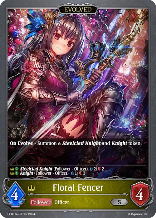 Floral Fencer (Evolved) (GFB01a-037EN) [Gloryfinder Bundle 01: Guide to Glory] - Bushiroad - Card Brawlers | Quebec | Canada |
