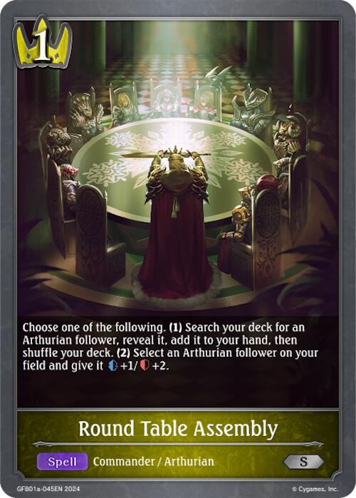 Round Table Assembly (GFB01a-045EN) [Gloryfinder Bundle 01: Guide to Glory] - Bushiroad - Card Brawlers | Quebec | Canada |