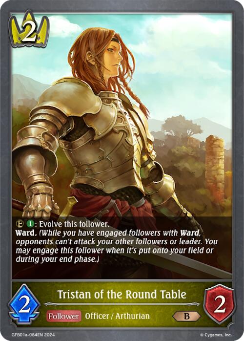 Tristan of the Round Table (GFB01a-064EN) [Gloryfinder Bundle 01: Guide to Glory] - Bushiroad - Card Brawlers | Quebec | Canada |