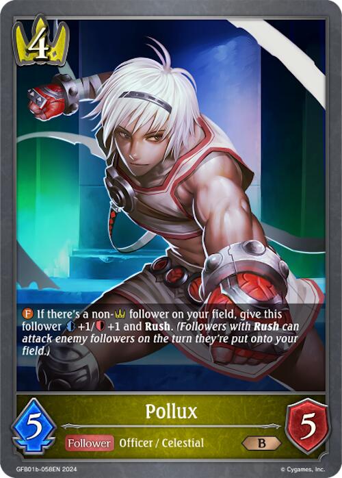 Pollux (GFB01b-058EN) [Gloryfinder Bundle 01: Guide to Glory] - Bushiroad - Card Brawlers | Quebec | Canada |