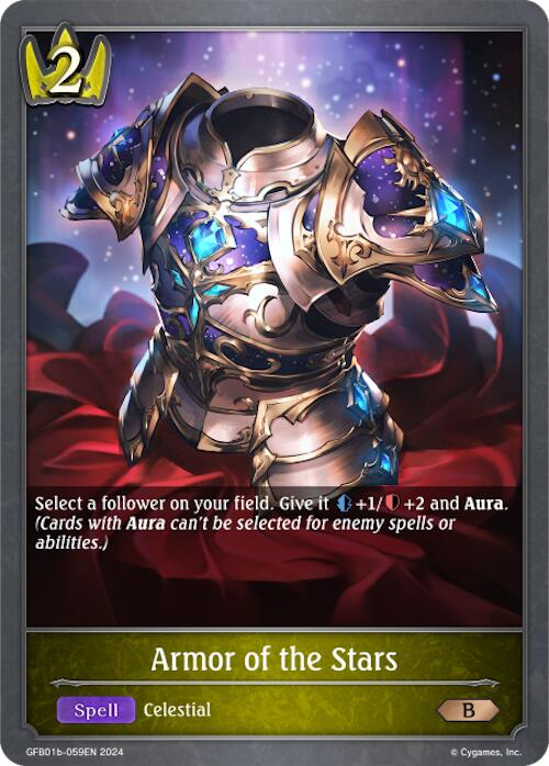 Armor of the Stars (GFB01b-059EN) [Gloryfinder Bundle 01: Guide to Glory] - Bushiroad - Card Brawlers | Quebec | Canada |