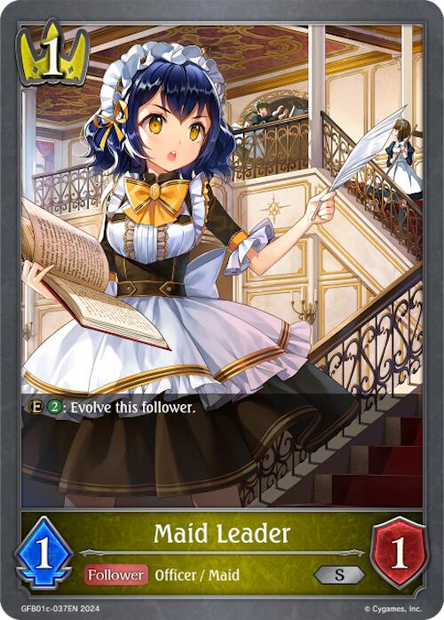 Maid Leader (GFB01c-037EN) [Gloryfinder Bundle 01: Guide to Glory] - Bushiroad - Card Brawlers | Quebec | Canada |