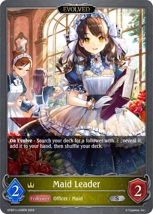 Maid Leader (Evolved) (GFB01c-038EN) [Gloryfinder Bundle 01: Guide to Glory] - Bushiroad - Card Brawlers | Quebec | Canada |