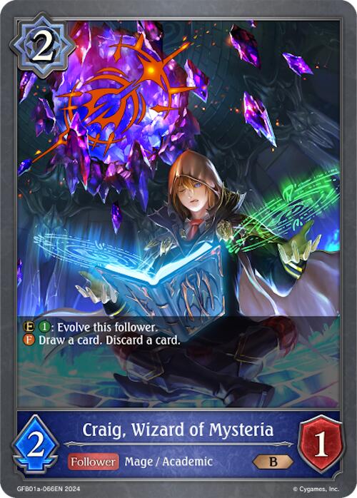 Craig, Wizard of Mysteria (GFB01a-066EN) [Gloryfinder Bundle 01: Guide to Glory] - Bushiroad - Card Brawlers | Quebec | Canada |