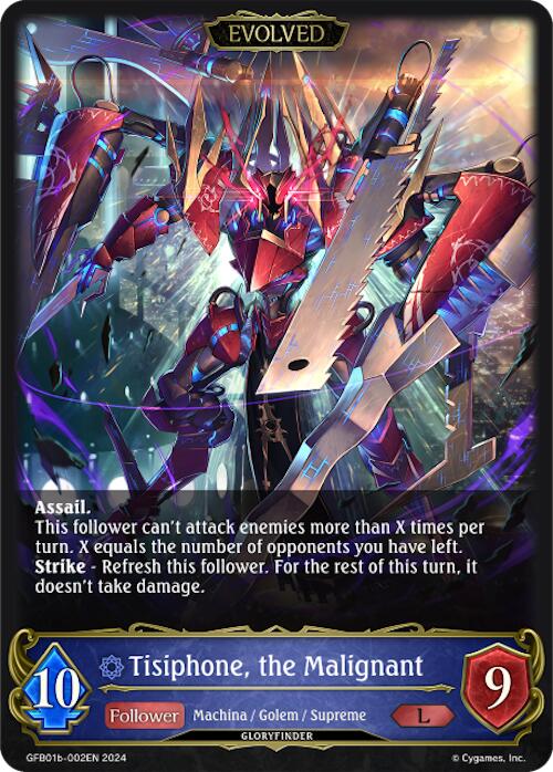 Tisiphone, the Malignant (Evolved) (GFB01b-002EN) [Gloryfinder Bundle 01: Guide to Glory] - Bushiroad - Card Brawlers | Quebec | Canada |