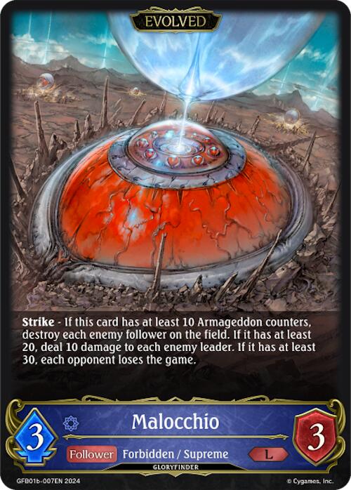Malocchio (Evolved) (GFB01b-007EN) [Gloryfinder Bundle 01: Guide to Glory] - Bushiroad - Card Brawlers | Quebec | Canada |