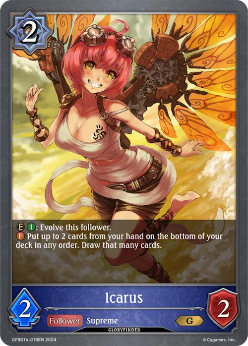 Icarus (GFB01b-018EN) [Gloryfinder Bundle 01: Guide to Glory] - Bushiroad - Card Brawlers | Quebec | Canada |