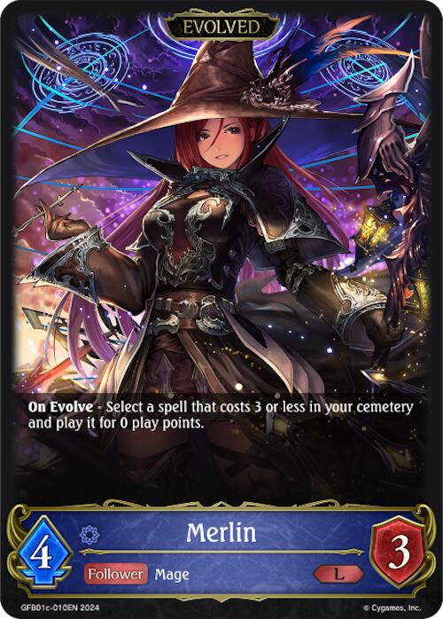 Merlin (Evolved) (GFB01c-010EN) [Gloryfinder Bundle 01: Guide to Glory] - Bushiroad - Card Brawlers | Quebec | Canada |