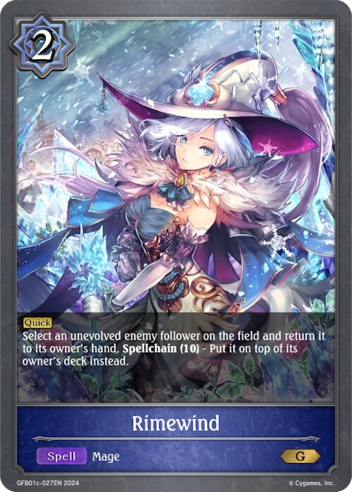 Rimewind (GFB01c-027EN) [Gloryfinder Bundle 01: Guide to Glory] - Bushiroad - Card Brawlers | Quebec | Canada |