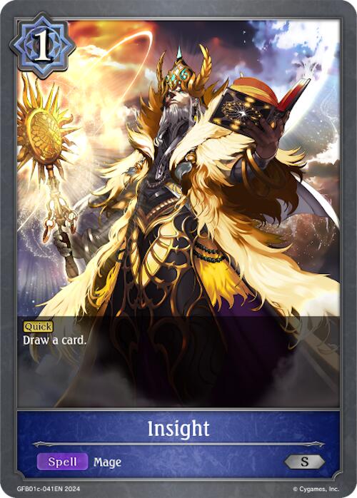 Insight (GFB01c-041EN) [Gloryfinder Bundle 01: Guide to Glory] - Bushiroad - Card Brawlers | Quebec | Canada |
