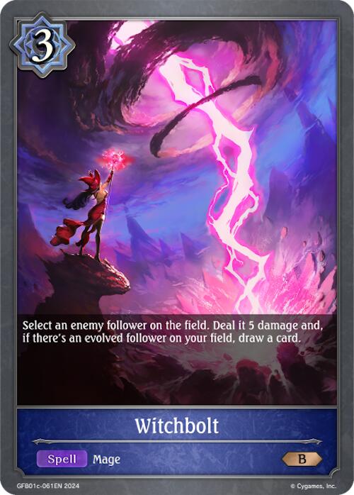 Witchbolt (GFB01c-061EN) [Gloryfinder Bundle 01: Guide to Glory] - Bushiroad - Card Brawlers | Quebec | Canada |