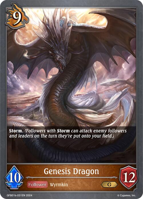 Genesis Dragon (GFB01b-031EN) [Gloryfinder Bundle 01: Guide to Glory] - Bushiroad - Card Brawlers | Quebec | Canada |