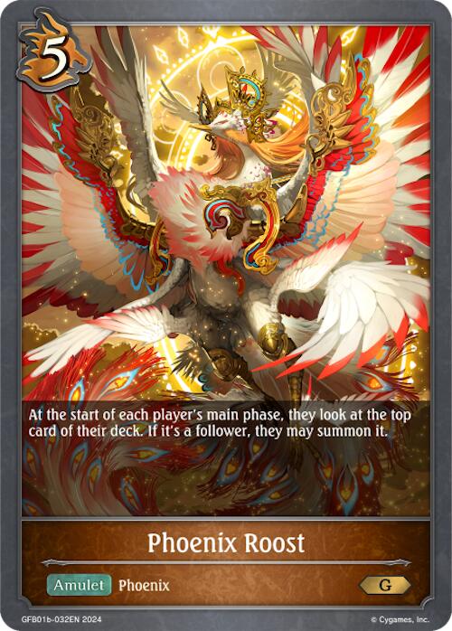 Phoenix Roost (GFB01b-032EN) [Gloryfinder Bundle 01: Guide to Glory] - Bushiroad - Card Brawlers | Quebec | Canada |