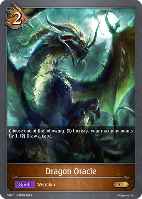 Dragon Oracle (GFB01c-028EN) [Gloryfinder Bundle 01: Guide to Glory] - Bushiroad - Card Brawlers | Quebec | Canada |