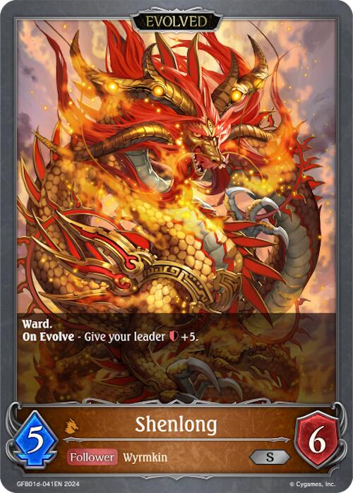 Shenlong (Evolved) (GFB01d-041EN) [Gloryfinder Bundle 01: Guide to Glory] - Bushiroad - Card Brawlers | Quebec | Canada |