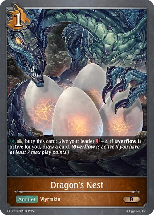 Dragon's Nest (GFB01d-061EN) [Gloryfinder Bundle 01: Guide to Glory] - Bushiroad - Card Brawlers | Quebec | Canada |