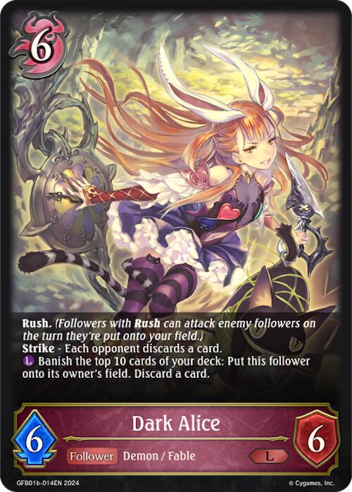 Dark Alice (GFB01b-014EN) [Gloryfinder Bundle 01: Guide to Glory] - Bushiroad - Card Brawlers | Quebec | Canada |