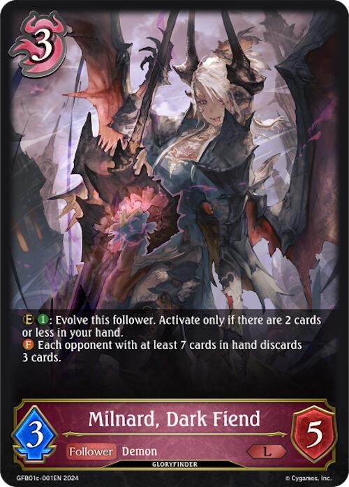 Milnard, Dark Fiend (GFB01c-001EN) [Gloryfinder Bundle 01: Guide to Glory] - Bushiroad - Card Brawlers | Quebec | Canada |