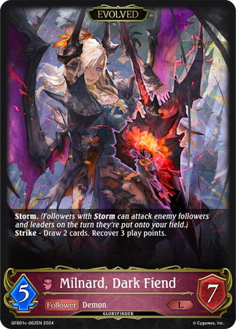 Milnard, Dark Fiend (Evolved) (GFB01c-002EN) [GFB01: Gloryfinder Bundle 01: Guide to Glory]