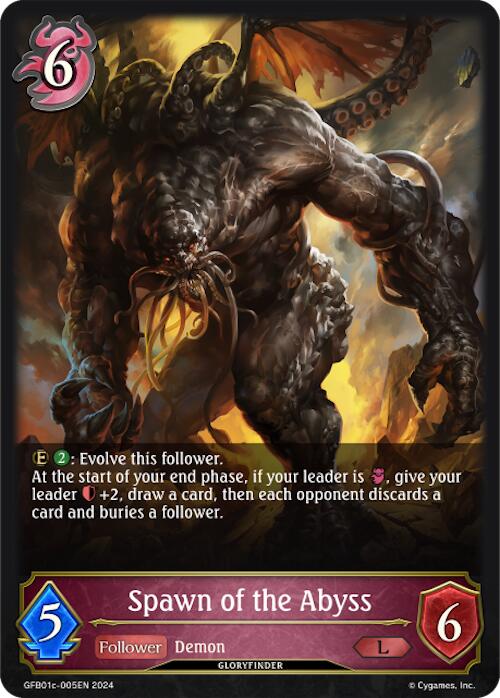 Spawn of the Abyss (GFB01c-005EN) [Gloryfinder Bundle 01: Guide to Glory] - Bushiroad - Card Brawlers | Quebec | Canada |