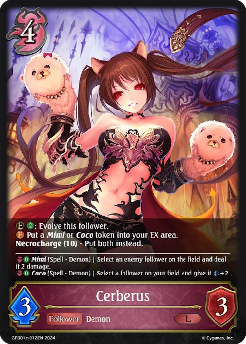 Cerberus (GFB01c-012EN) [Gloryfinder Bundle 01: Guide to Glory] - Bushiroad - Card Brawlers | Quebec | Canada |
