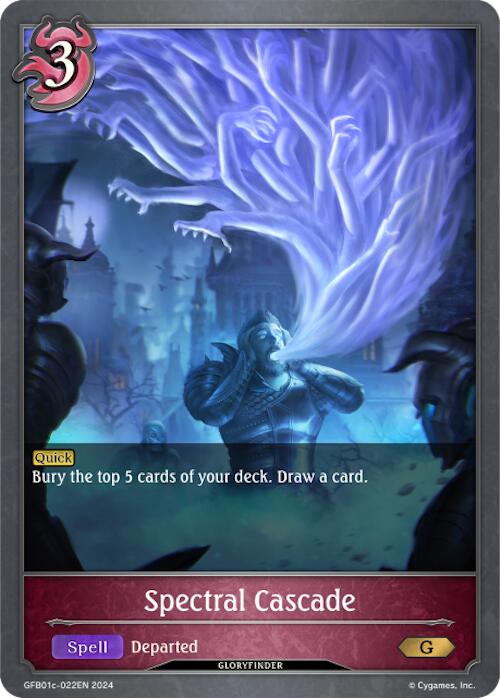 Spectral Cascade (GFB01c-022EN) [Gloryfinder Bundle 01: Guide to Glory] - Bushiroad - Card Brawlers | Quebec | Canada |