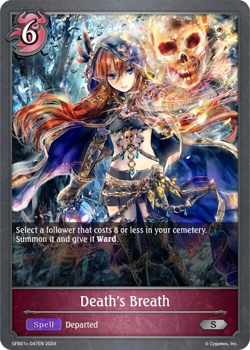 Death's Breath (GFB01c-047EN) [Gloryfinder Bundle 01: Guide to Glory] - Bushiroad - Card Brawlers | Quebec | Canada |
