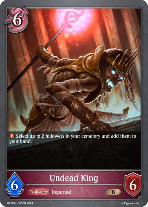 Undead King (GFB01c-063EN) [Gloryfinder Bundle 01: Guide to Glory] - Bushiroad - Card Brawlers | Quebec | Canada |