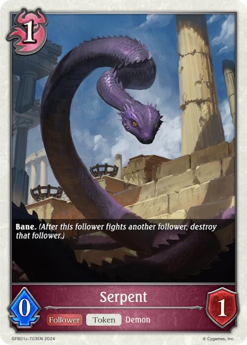 Serpent (GFB01c-T03EN) [Gloryfinder Bundle 01: Guide to Glory] - Bushiroad - Card Brawlers | Quebec | Canada |