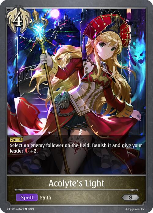 Acolyte's Light (GFB01a-048EN) [Gloryfinder Bundle 01: Guide to Glory] - Bushiroad - Card Brawlers | Quebec | Canada |
