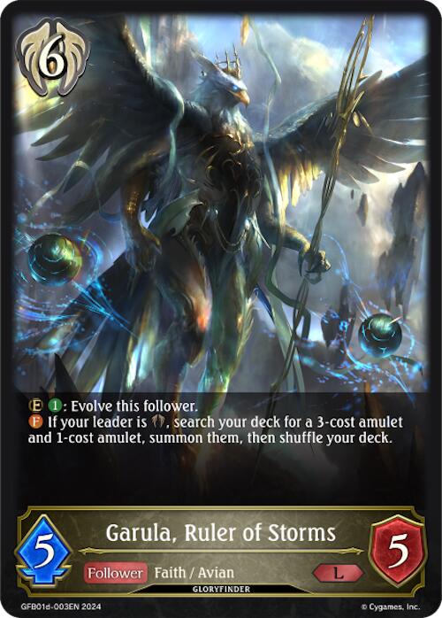 Garula, Ruler of Storms (GFB01d-003EN) [Gloryfinder Bundle 01: Guide to Glory] - Bushiroad - Card Brawlers | Quebec | Canada |