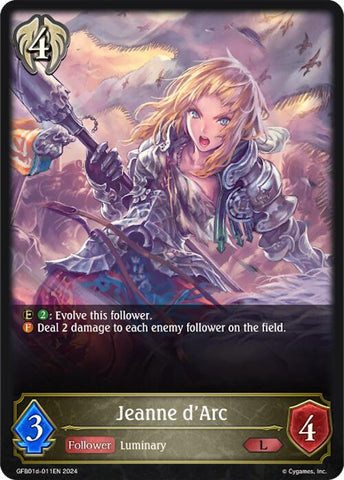 Jeanne d'Arc (GFB01d-011EN) [GFB01: Gloryfinder Bundle 01: Guide to Glory]