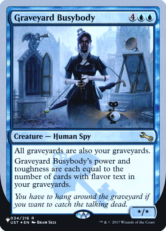 Graveyard Busybody (Unfinity Foil Edition) [The List] - Magic: The Gathering - Card Brawlers | Quebec | Canada |