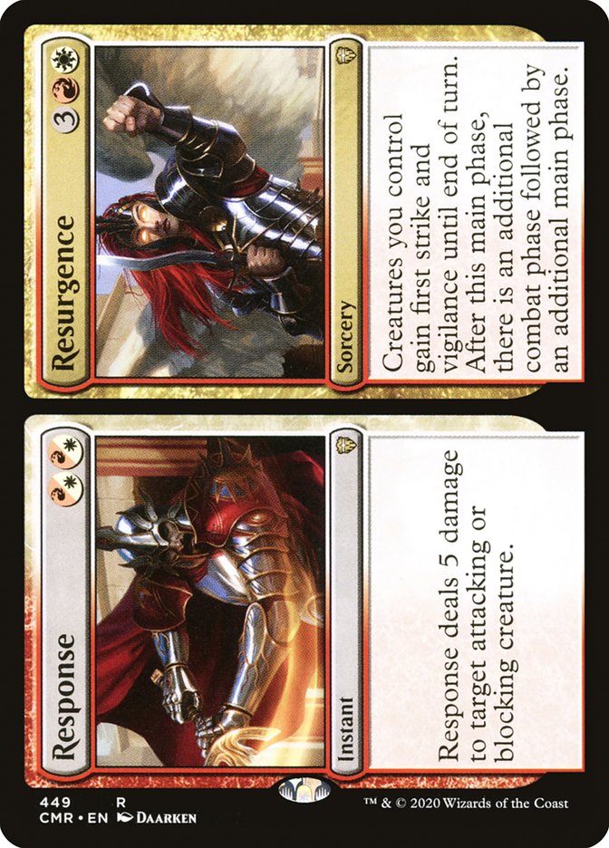 Response // Resurgence [Commander Legends] - Magic: The Gathering - Card Brawlers | Quebec | Canada |
